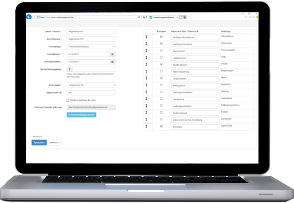 Software Eventplanung